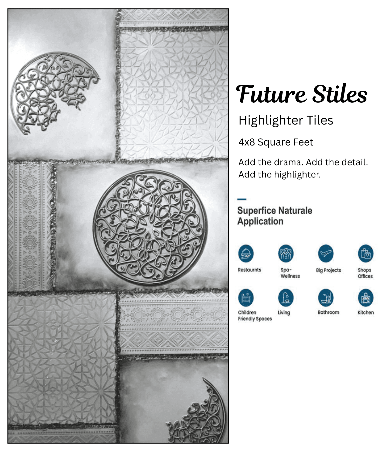 Highlighter Tiles for wall