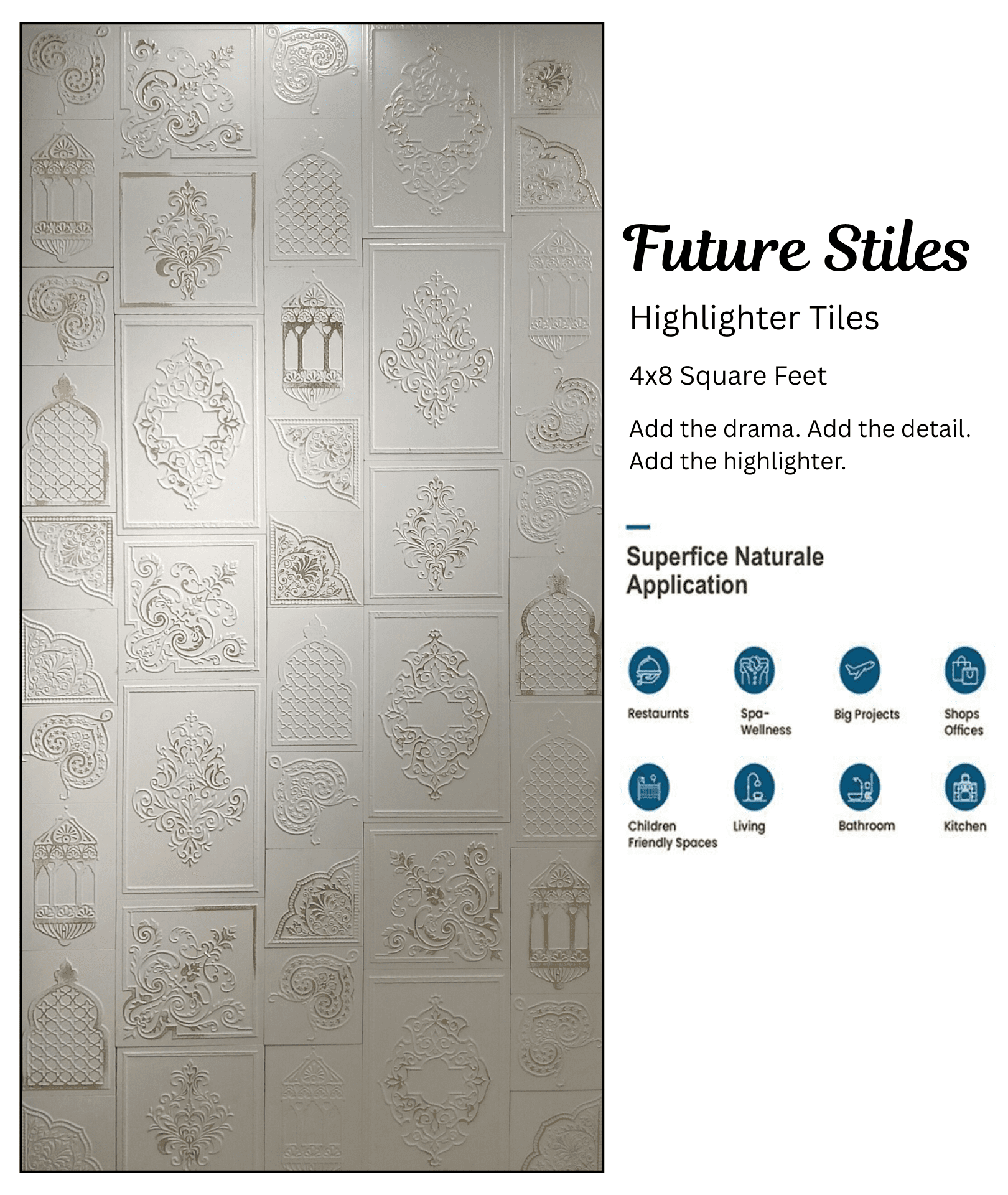 Highlighter Tiles for wall