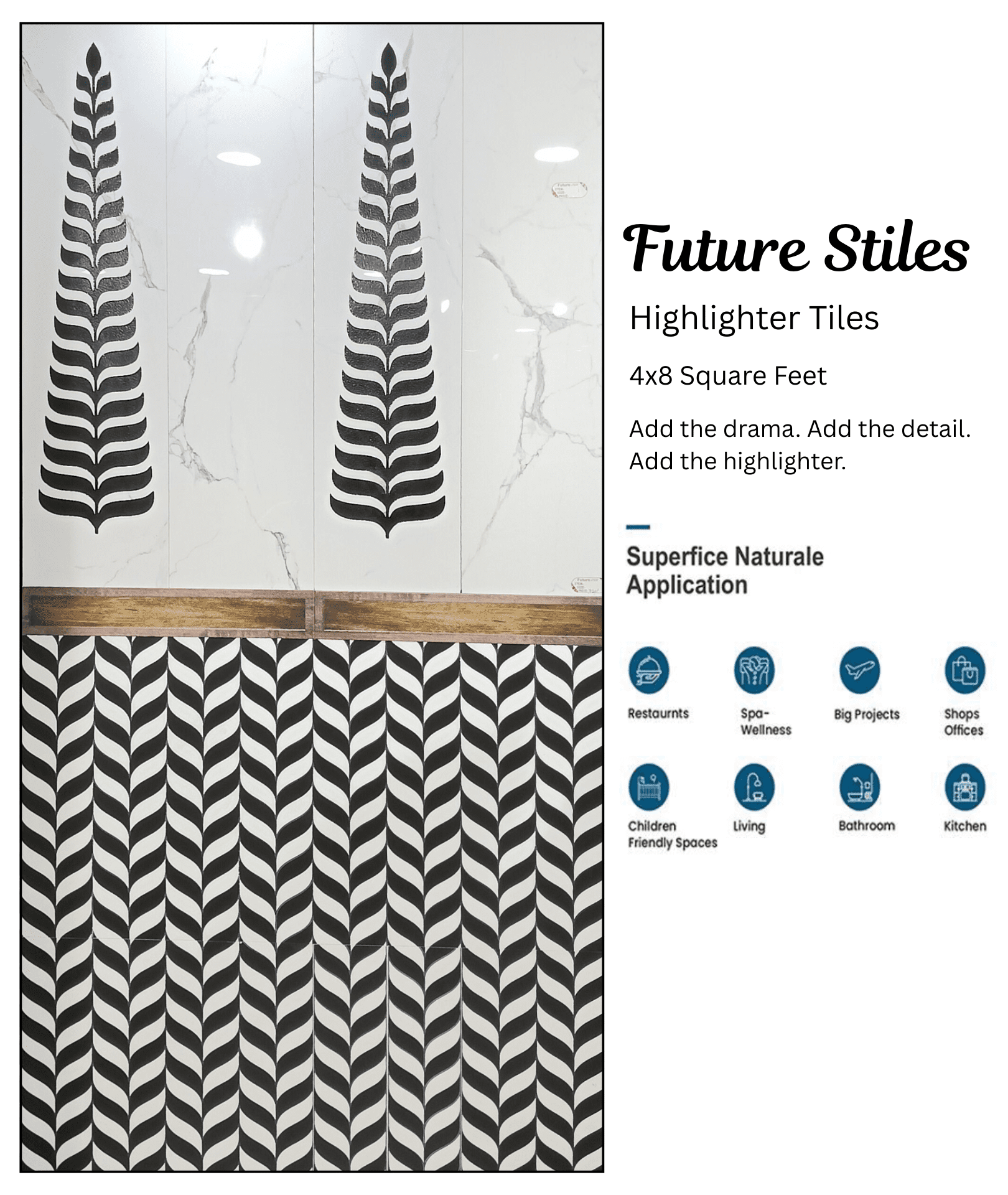 Highlighter Tiles for wall