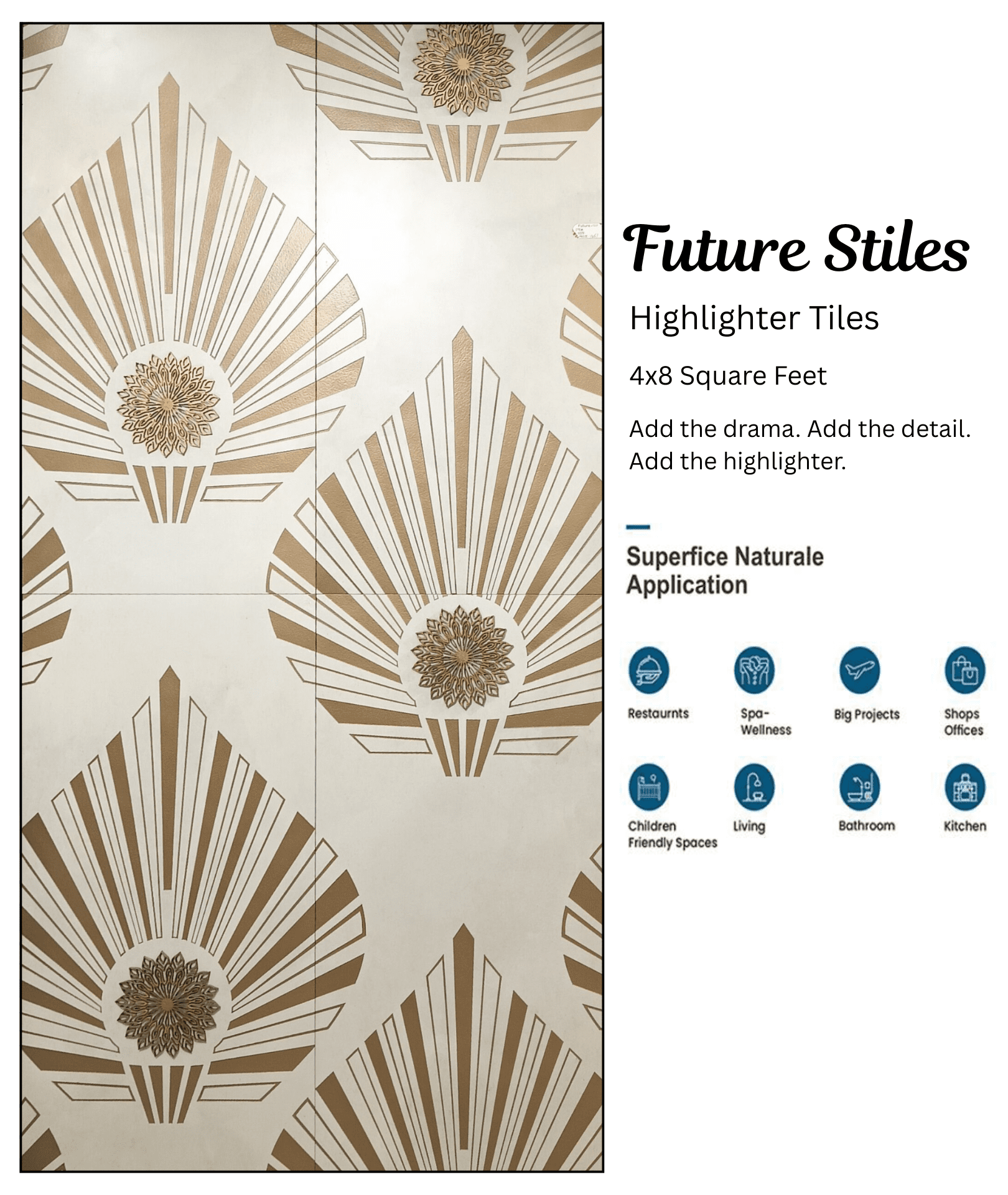 Highlighter Tiles for wall