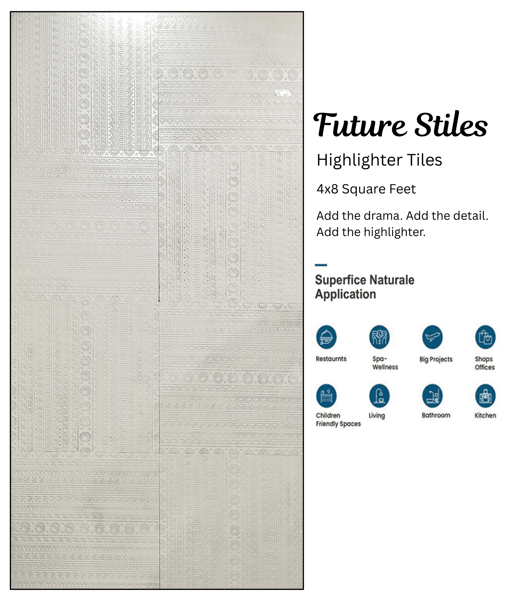 Highlighter Tiles for wall