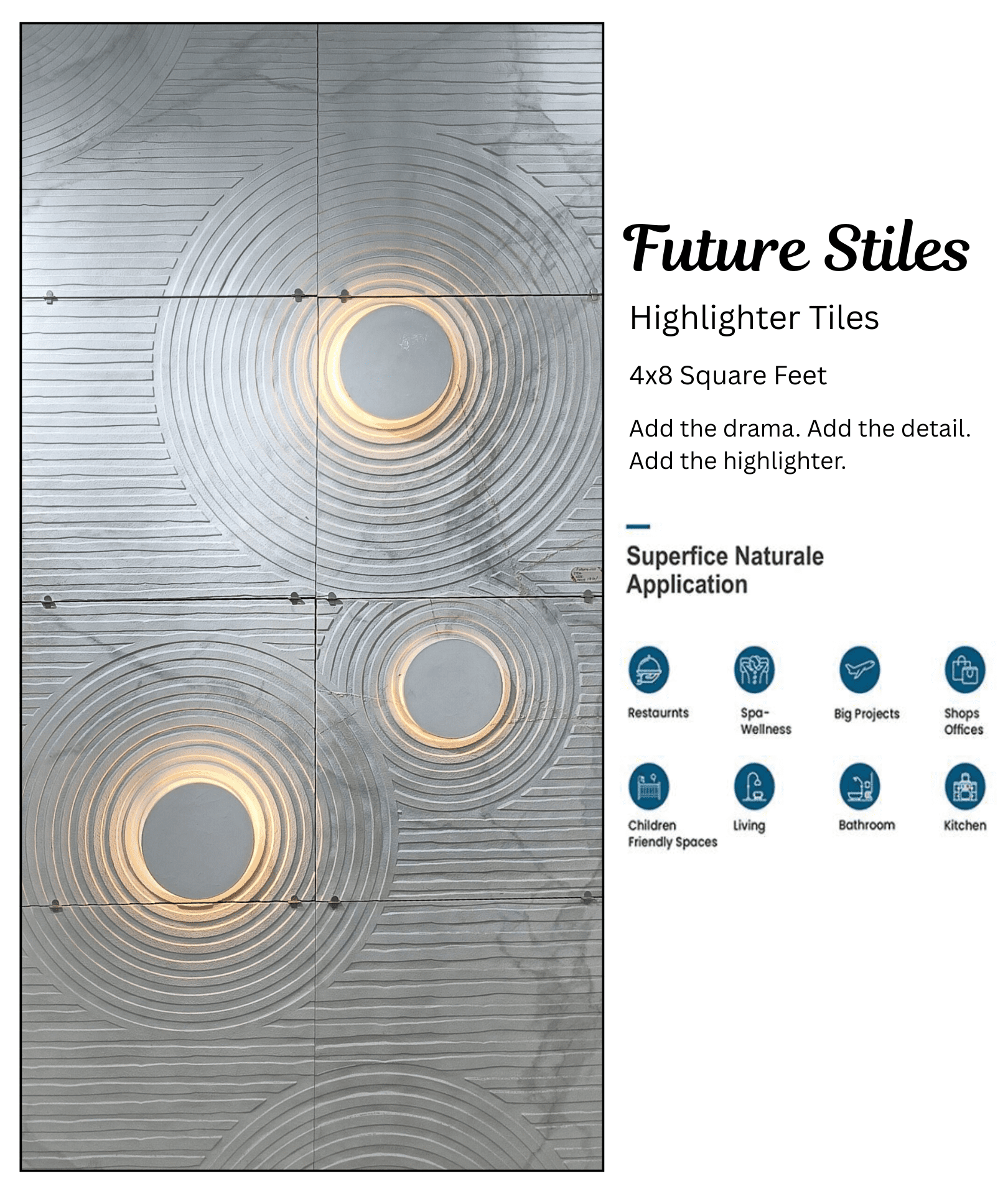 Highlighter Tiles for wall