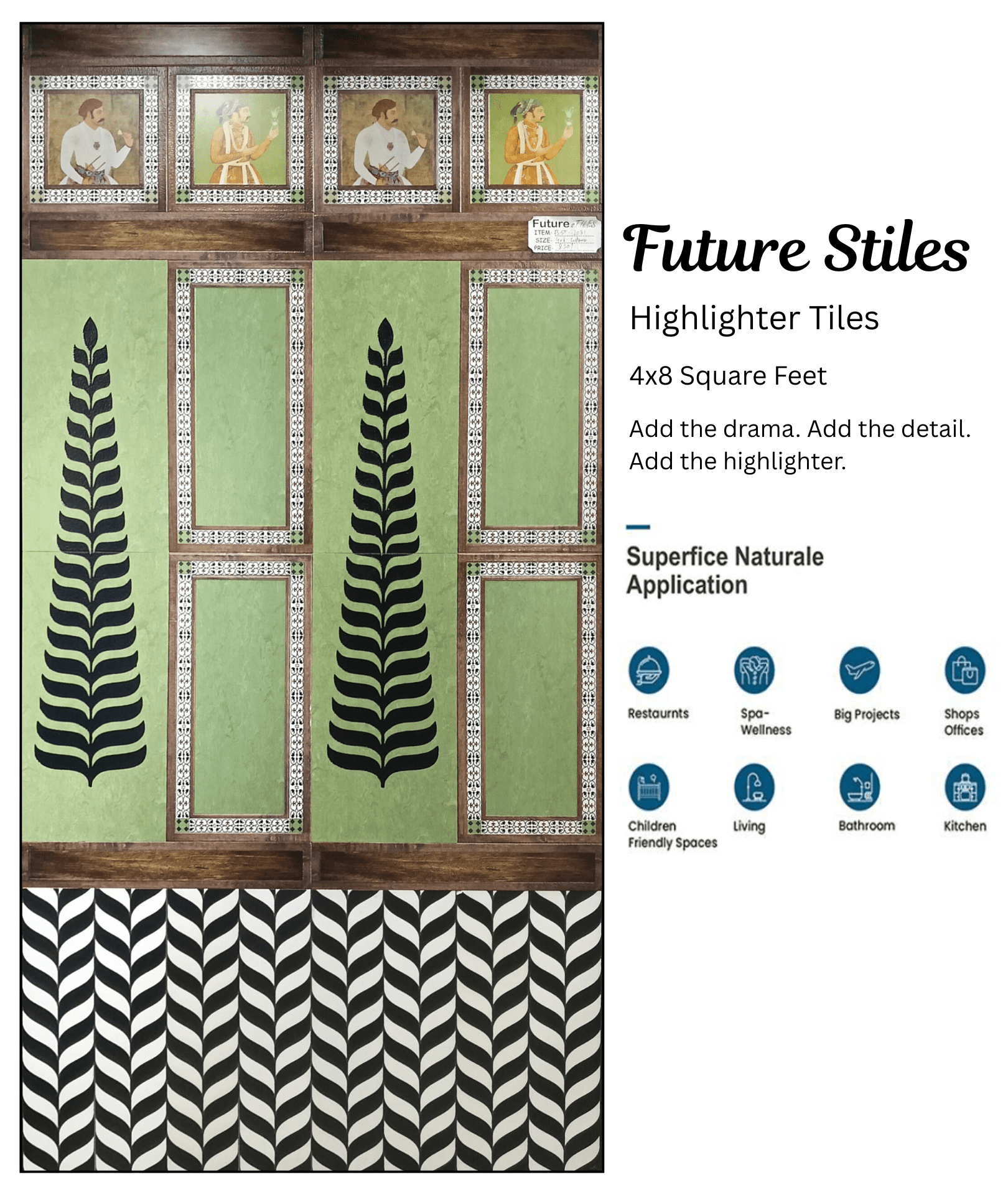 Highlighter Tiles for Wall