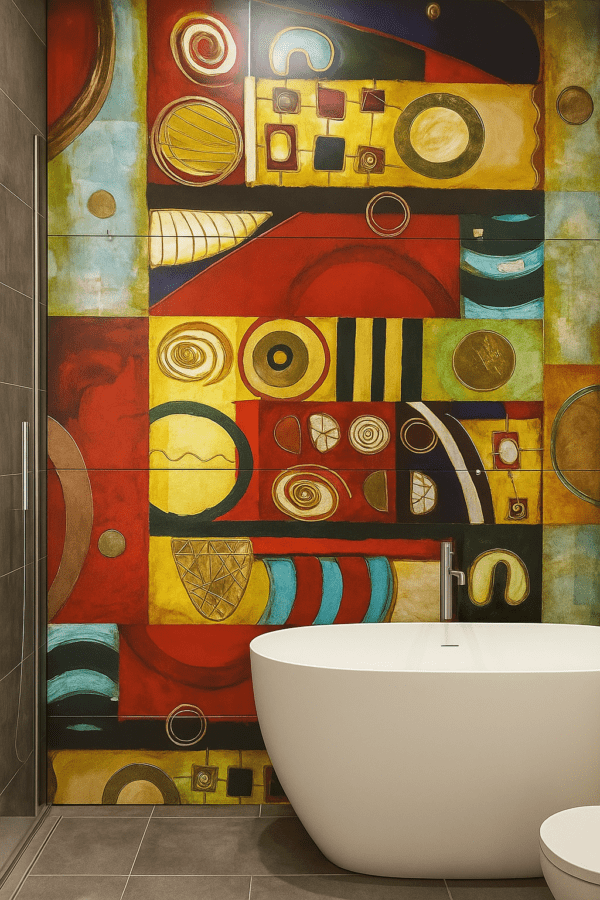 Modern Aesthetics with Highlighter Tiles for Walls - Image 2