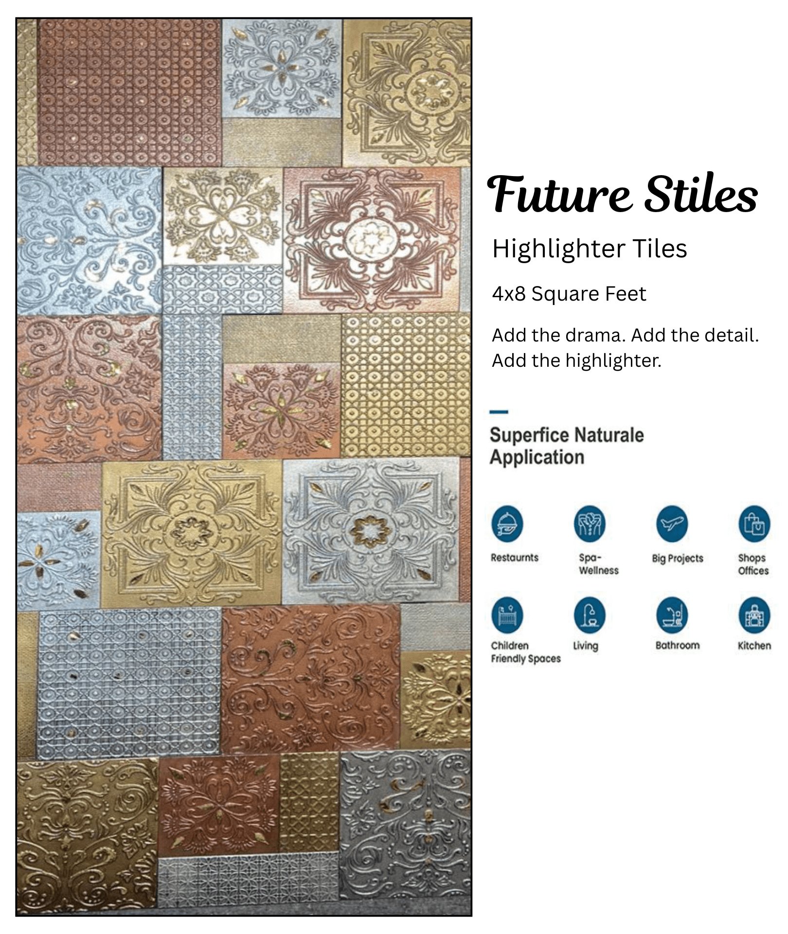 Highlighter Tiles for wall