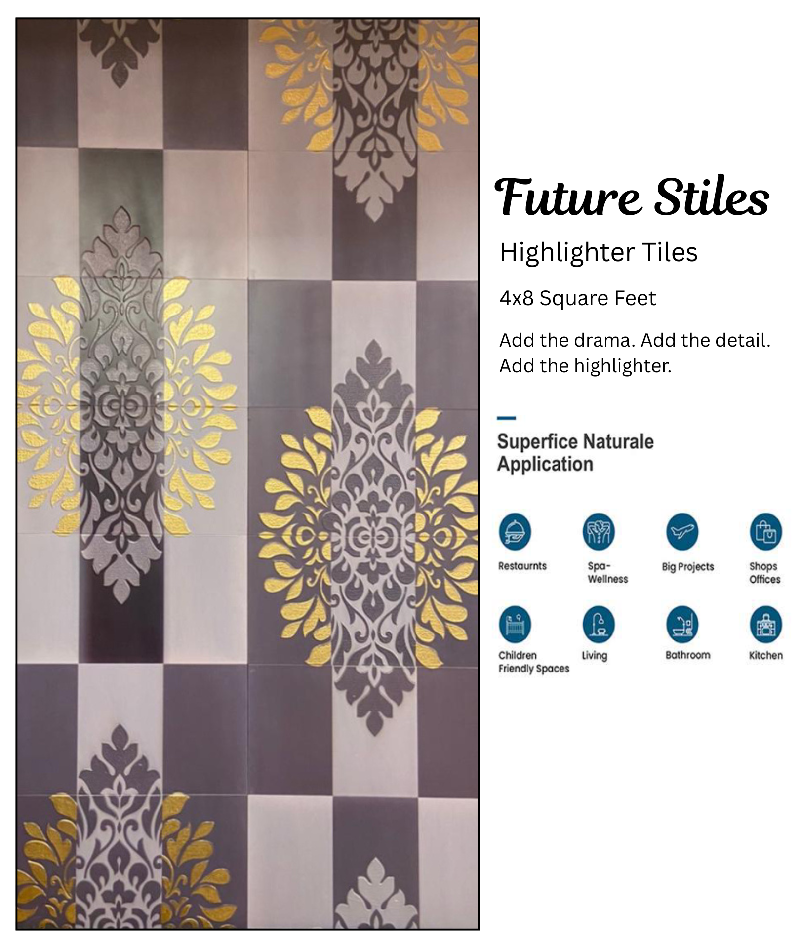 Highlighter Tiles for wall