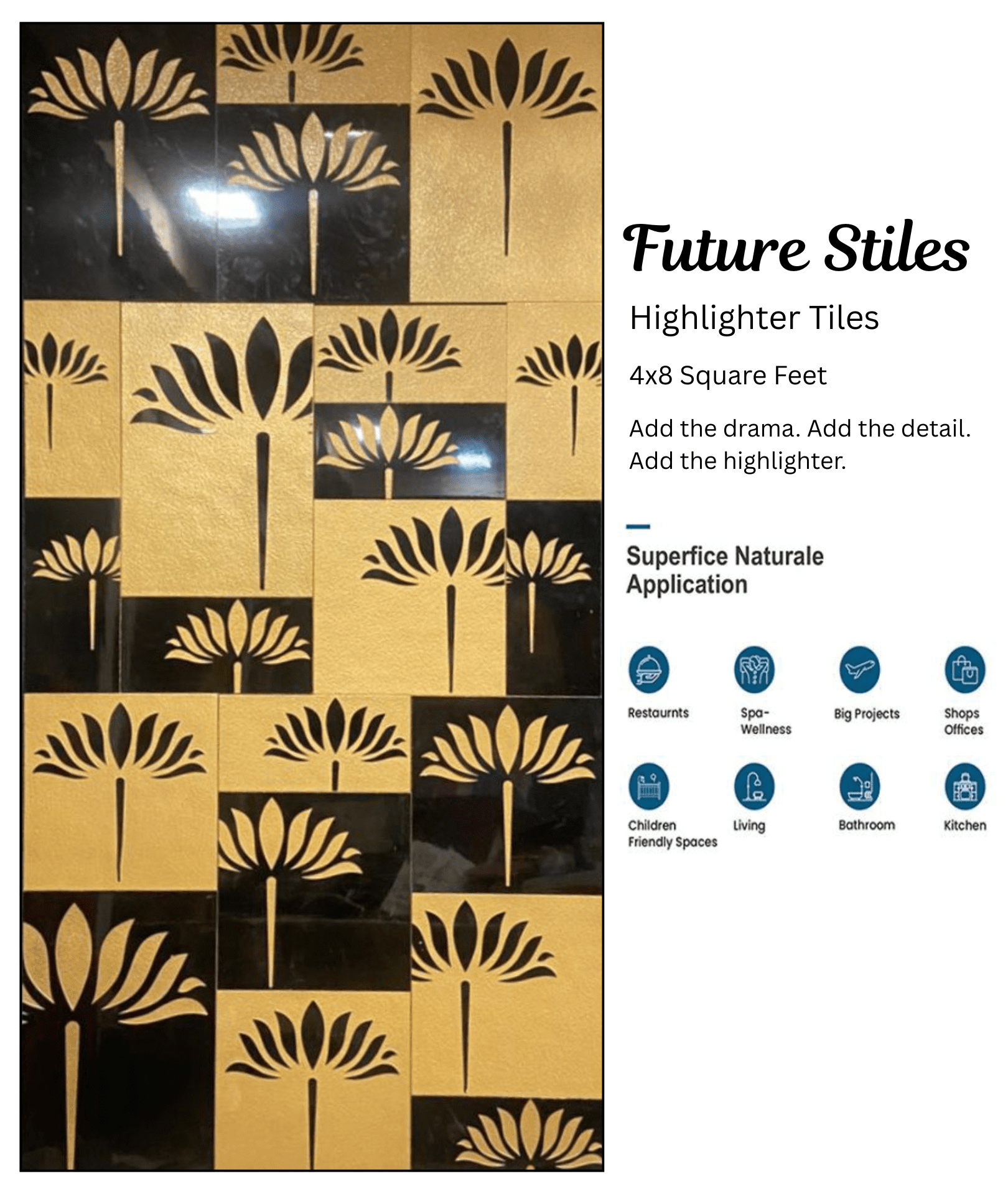 Highlighter Tiles for wall