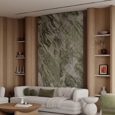 Fluted Tiles for living room