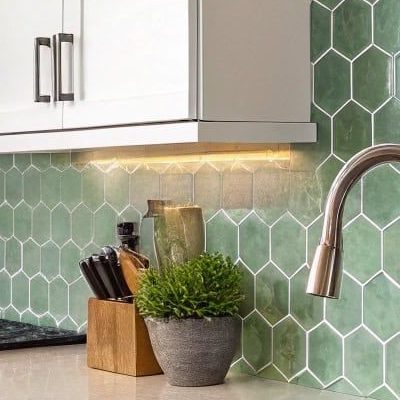 hexagon tiles for kitchen