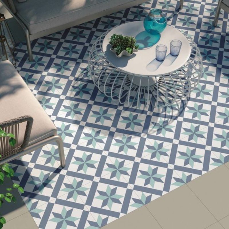 Moroccan tiles for balcony