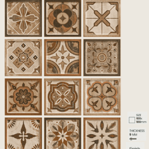 100x100mm Moroccan Tiles