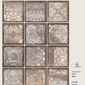 100x100mm Moroccan Tiles