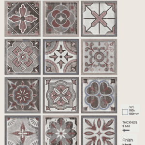 100x100mm Moroccan Tiles