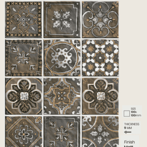 100x100mm Moroccan Tiles