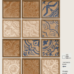 100x100mm Moroccan Tiles