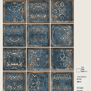 100x100mm Moroccan Tiles