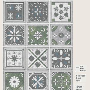 100x100mm Moroccan Tiles
