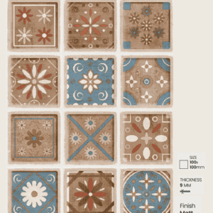 100x100mm Moroccan Tiles