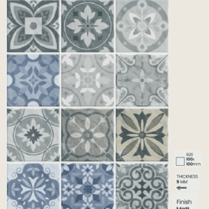 100x100mm Moroccan Tiles