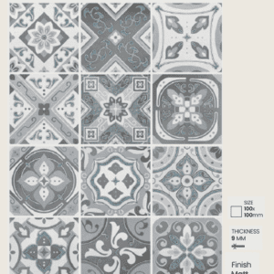 100x100mm Moroccan Tiles