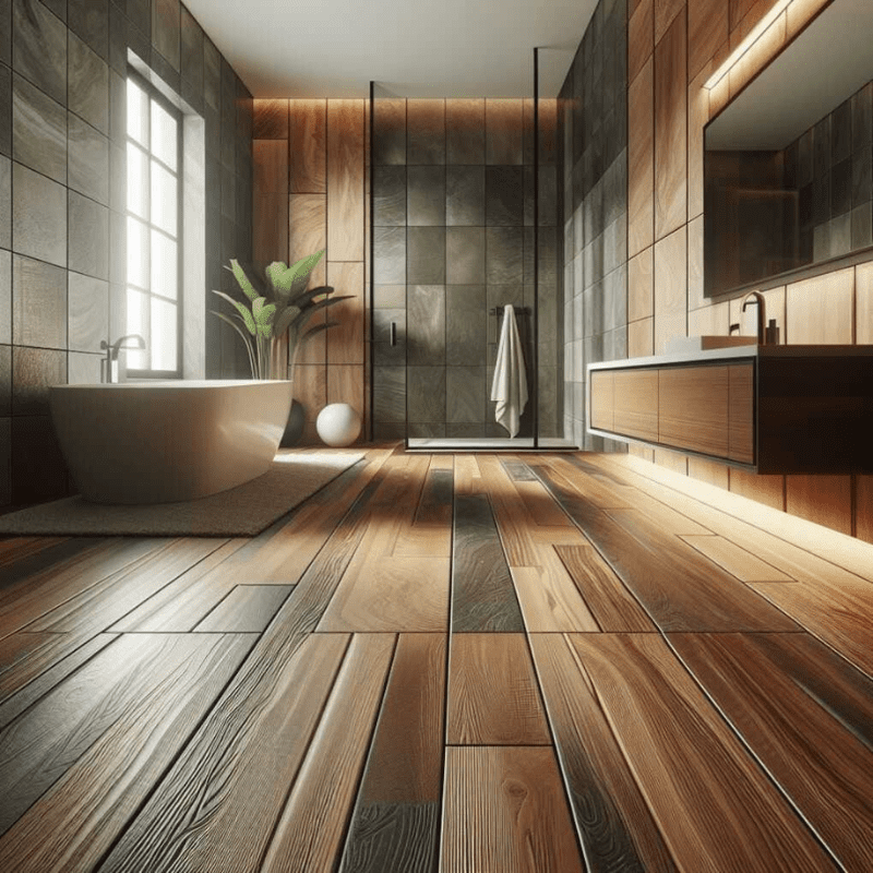 Wooden tiles