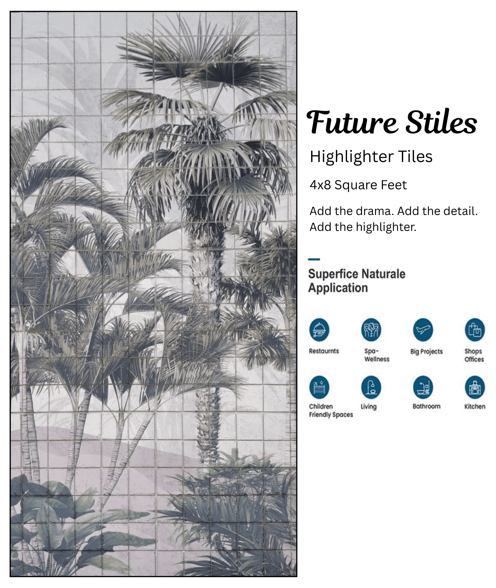 Highlighter Tiles for wall