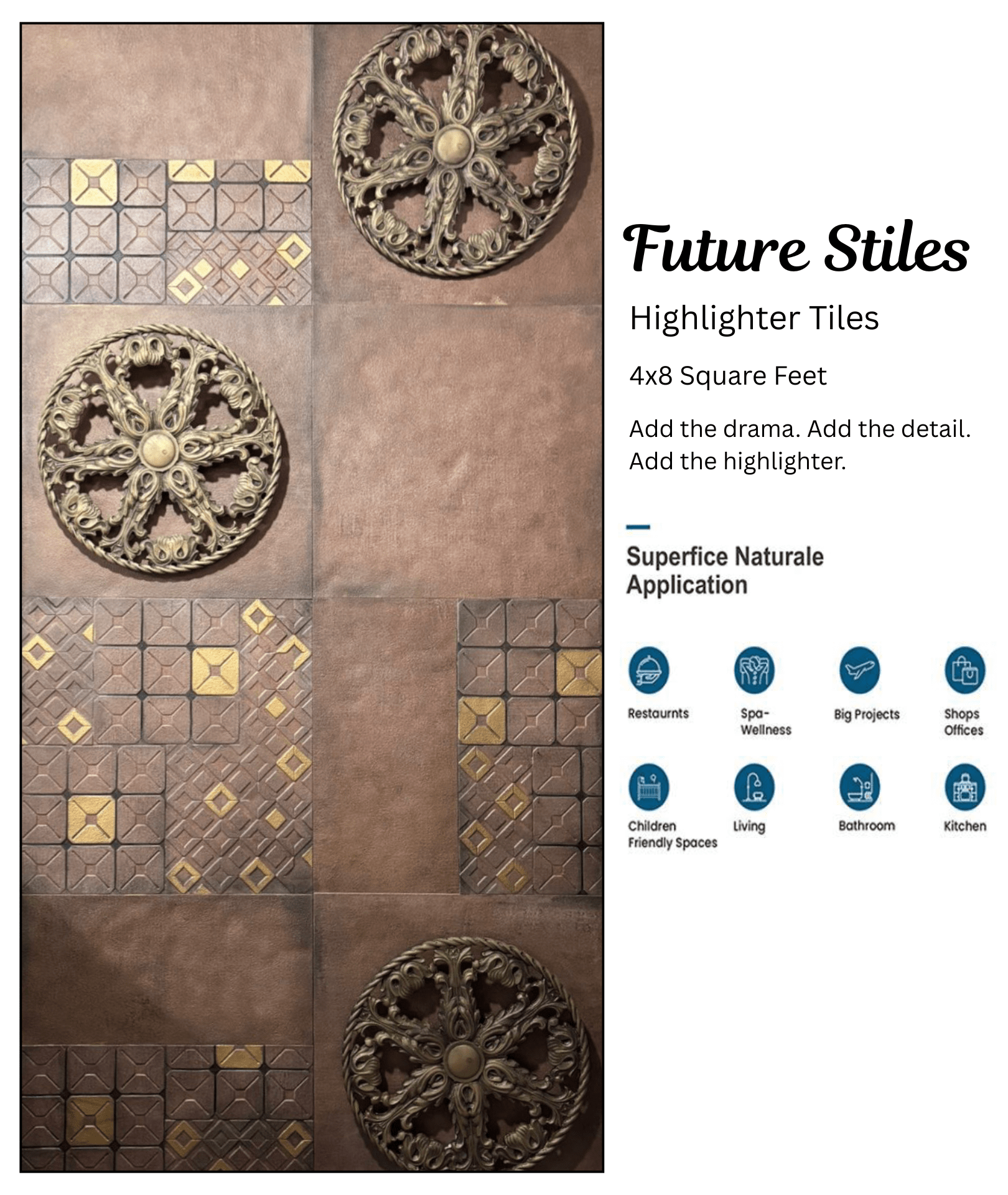 Highlighter Tiles for wall