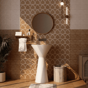 200x200mm tiles for walls