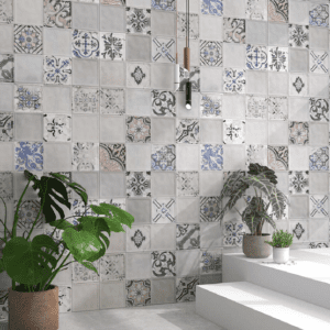 200x200mm tiles for walls