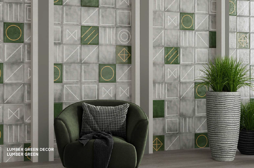 200x200mm tiles for walls