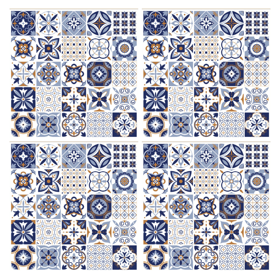 600x600mm Moroccan tiles