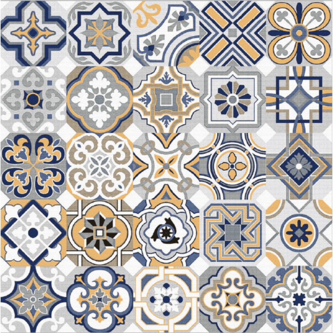 600x600mm Moroccan tiles