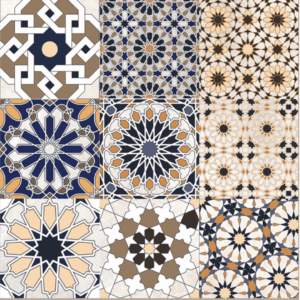 600x600mm Moroccan tiles