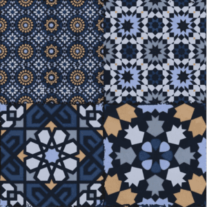 600x600mm Moroccan tiles