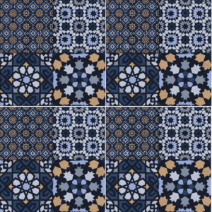 600x600mm Moroccan tiles