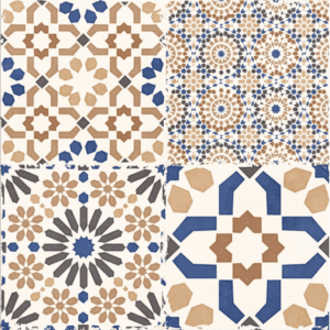 600x600mm Moroccan tiles