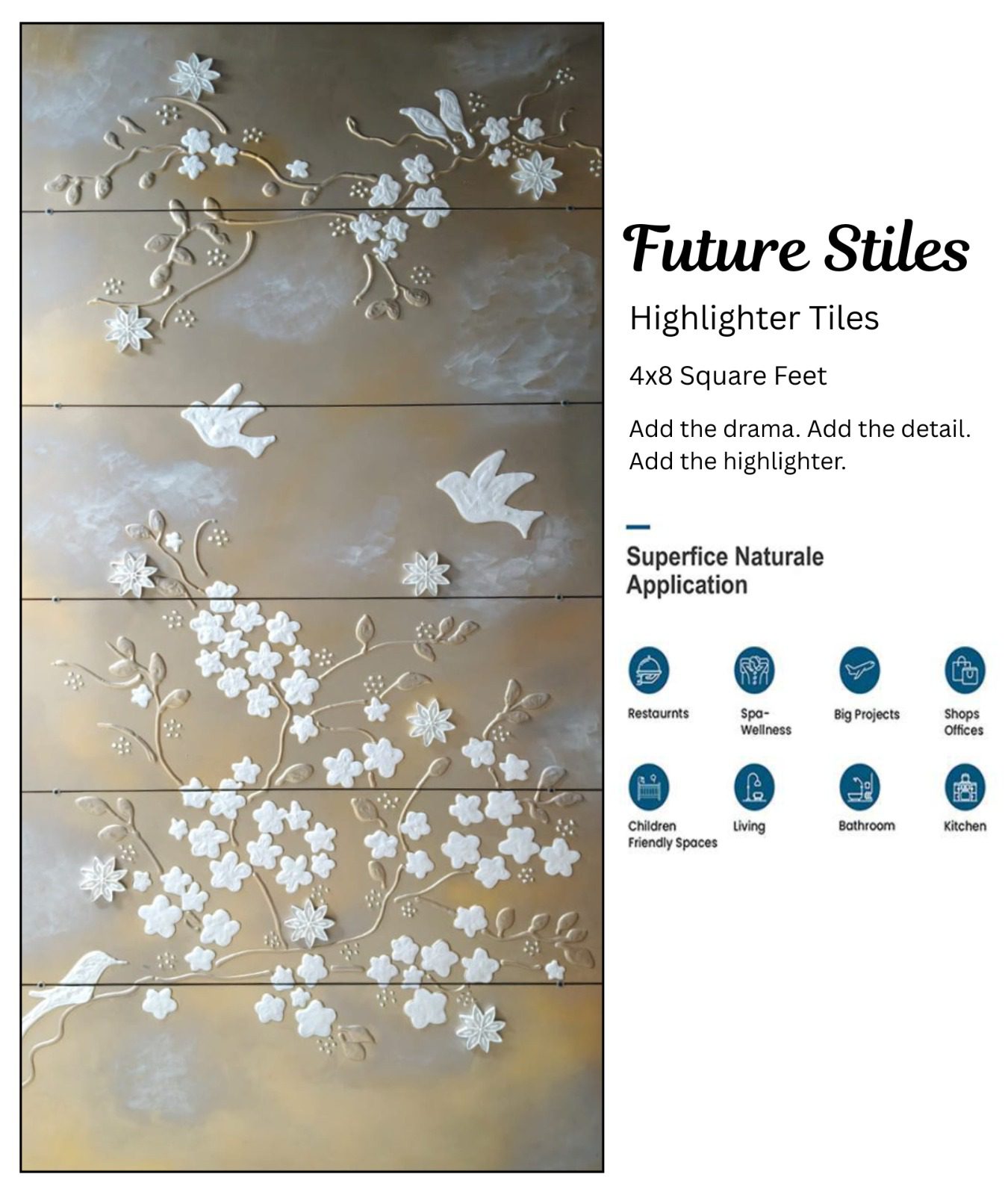 Highlighter Tiles for wall