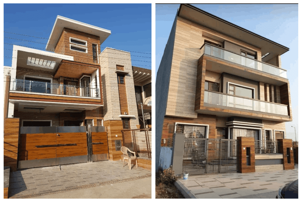 Wooden Tiles for Front Wall