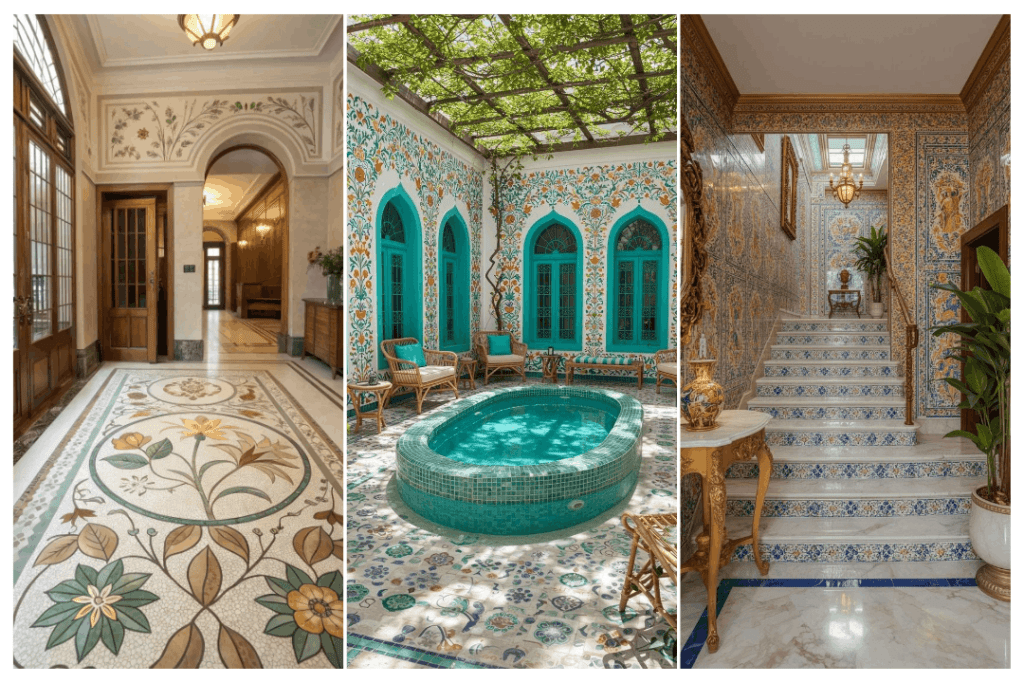 Flower Tiles Design