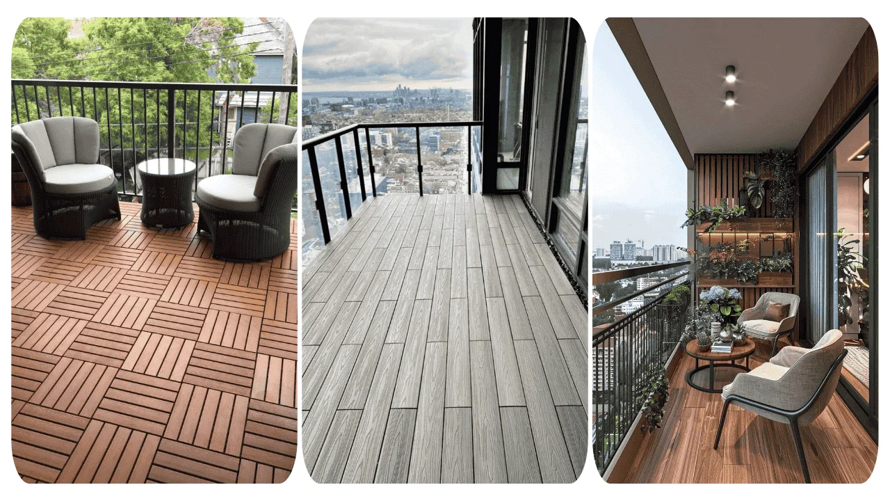 Wooden Tiles for Balcony