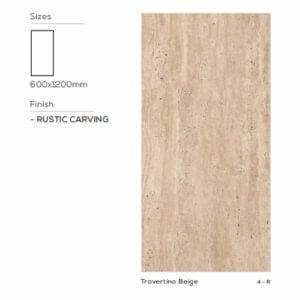 Travertino beige 2x4 Tiles