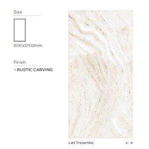 lait Travertion 2x4 Tiles