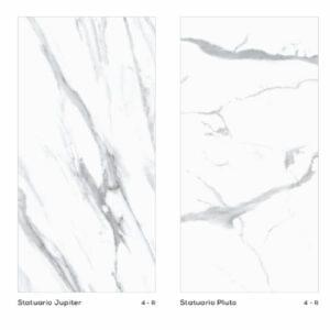 Statuaria Jupiter 2x4 tiles