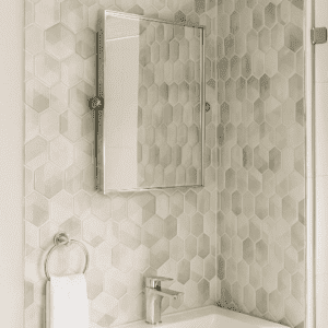 Hexagon 350mmx294mm Mosaic Tiles
