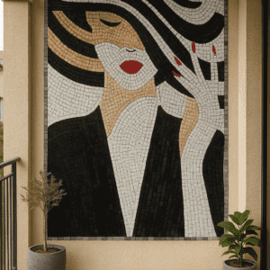 hand cut mosaic tiles
