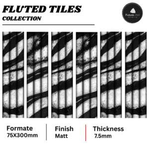 Fluted Tiles 75x300mm
