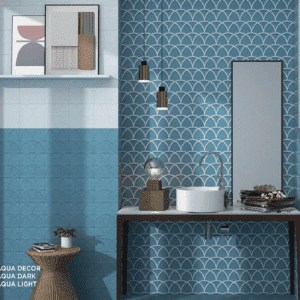 200x200mm tiles for walls