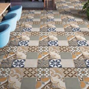 600x600mm Moroccan tiles